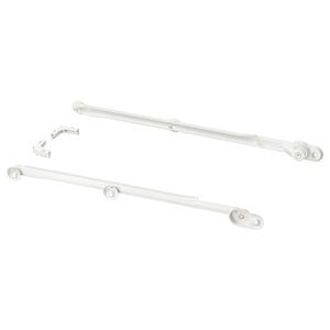 IKEA KOMPLEMENT Pull out Rail (1 Pair) for Baskets 22-7/8" White 302.632.45